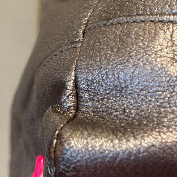 Coach Bronze Metallic Shoulder Bag - Picture 8 of 15